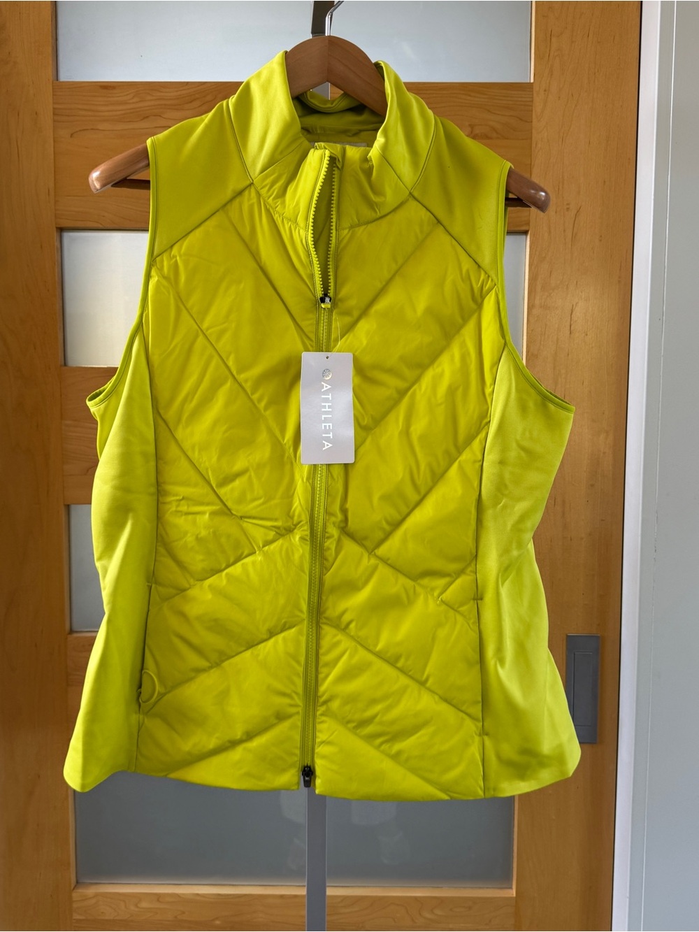 Athleta High-Visibility Neon Yellow Active Vest